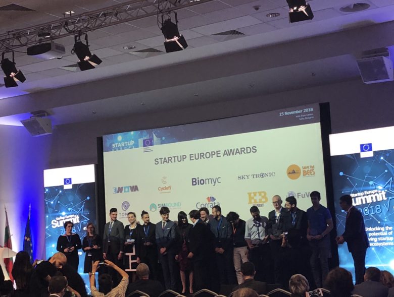 The Startup Europe Awards Ceremony was chaired by the European Commissioner for the Digital Economy and Society Mariya Gabriel ©TrendingTopics