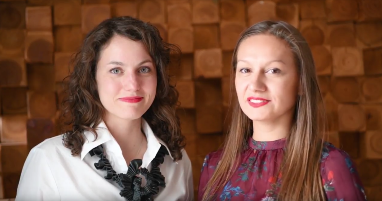 The idea about Jamba was born more than 3 years ago when Iva Tsolova (l) and Joana Koleva (r) met in the non-government sector while working with people with hearing impairment ©Jamba