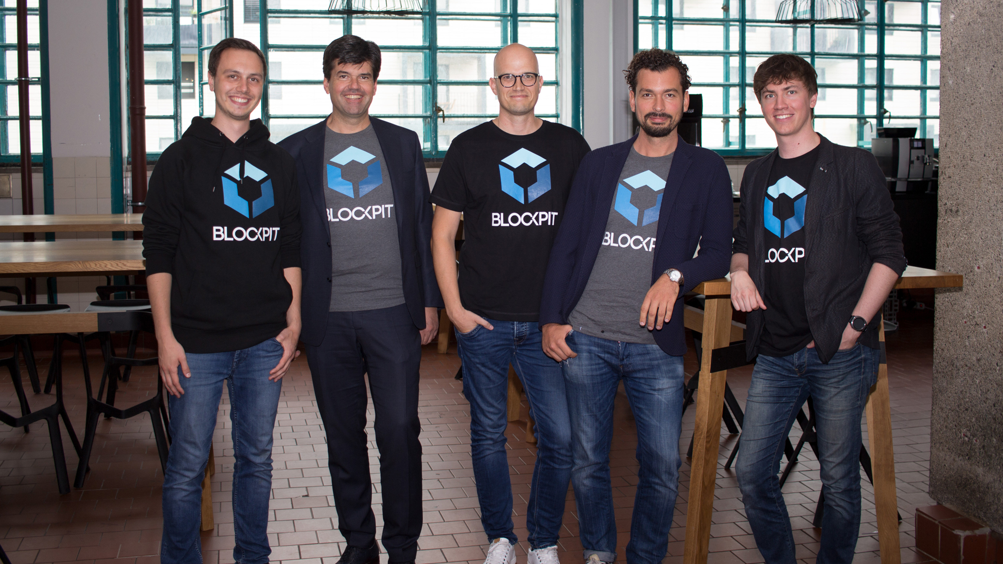 Das Blockpit-Team in der Linzer Tabakfabrik. © Blockpit