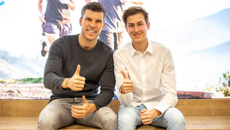 Moritz Lechner (Freebiebox) und Florian Gschwandtner (Runtastic). © Runtastic