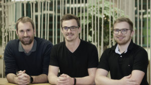 Das Gründer-Team von musicbooking.com vlnr: Maximilian Rauch (CTO), Markus Kaar (CEO), Thomas Zöchling (CPO) © musicbooking