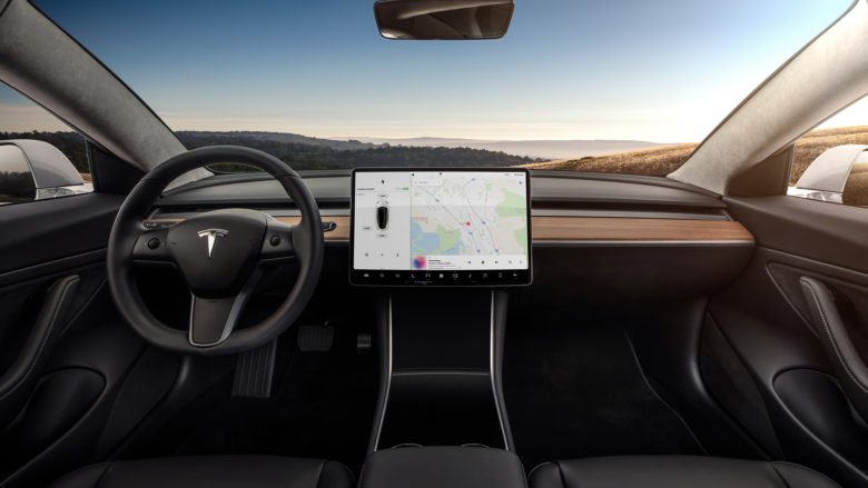 Model 3 von innen. © Tesla