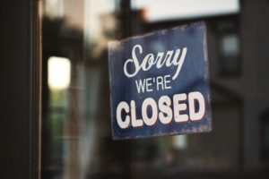 Sorry, we're closed. © Tom Mossholder via Pexels
