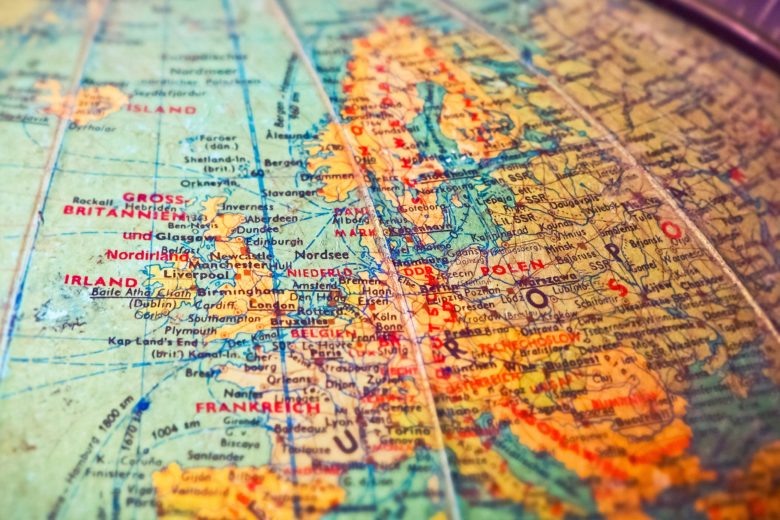 Europa auf der Karte. © Pixabay