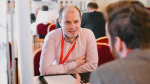 Joachim EdeJoachim Edel von Frequentis auf den B2B Software Days auf der Suche nach Startups © B2B Software Days/ theagendastudio l von Frequentis auf den B2B Software Days auf der Suche nach Startups © aws