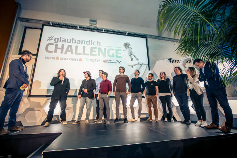 Bei der #glaubandich-Challenge Mobility in Klagenfurt. © Trending Topics / David Bitzan