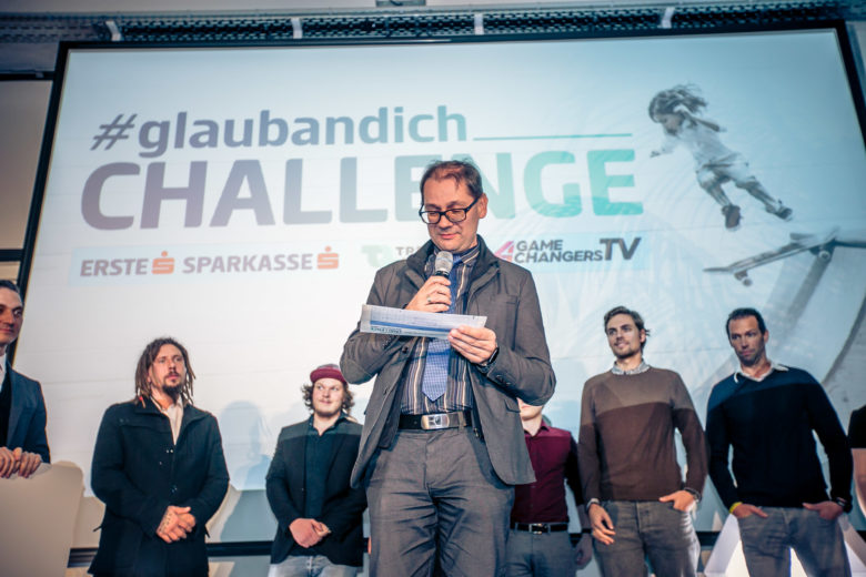 Bei der #glaubandich-Challenge Mobility in Klagenfurt. © Trending Topics / David Bitzan