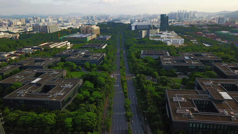 Das Huawei HQ in Shenzhen, China. © Huawei