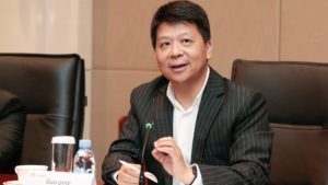Huawei's Deputy Chairman of the Board and Rotating Chairman Guo Ping. © Huawei