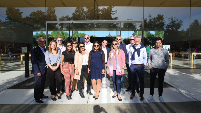 The Factory1 delegation in Front of Apple Park. © Factory1