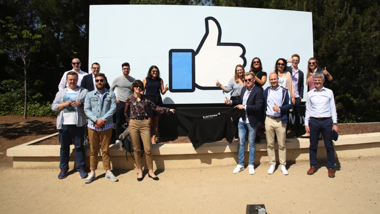 The Factory1 delegation visits Facebook. © Factory1