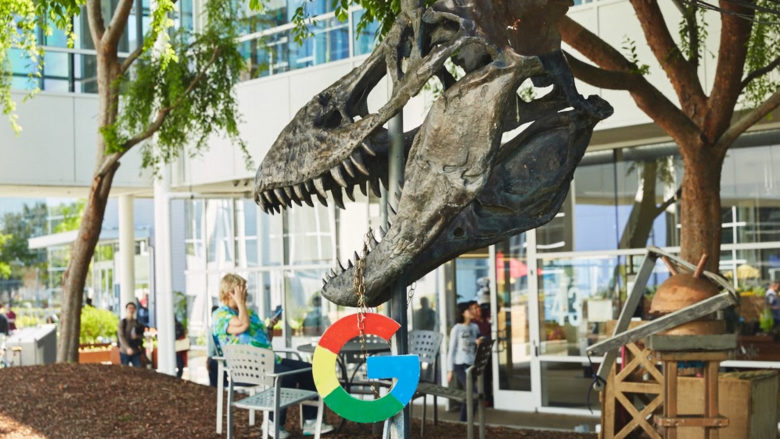 T-Rex am Googleplex. © Google