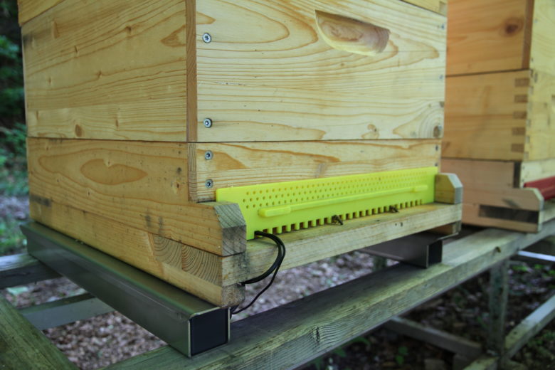 Die Bienenstockwaage von Beesaver. © Beesaver