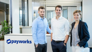 David Bellem, Christian Deger und Heike O’Donnell von Payworks. © Payworks