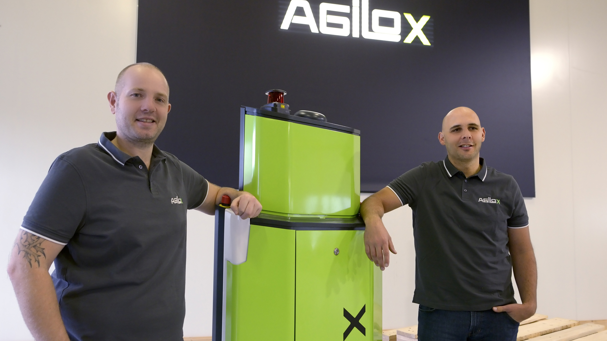 Die beiden Agilox-CEOs © AGILOX Systems GmbH, David Katouly