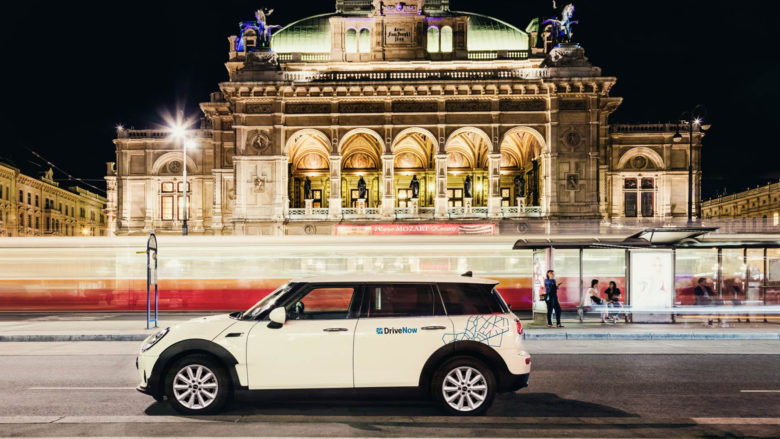 DriveNow-Wagen in Wien. © DriveNow