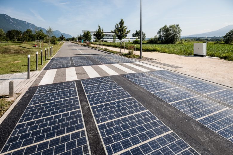 Der "Wattway" in Frankreich. © Brice Robert