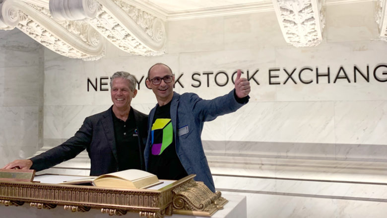 CEO und CTO von Dynatrace beim Börsendebüt an der NYSE © Dynatrace