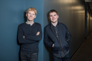 Patrick und John Collison, die beiden Gründer von Stripe. © Stripe