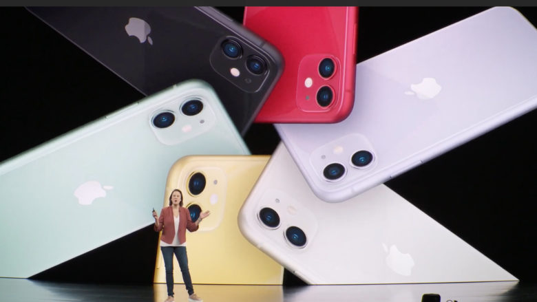 Das iPhone 11 kommt in sechs Farben. © Apple