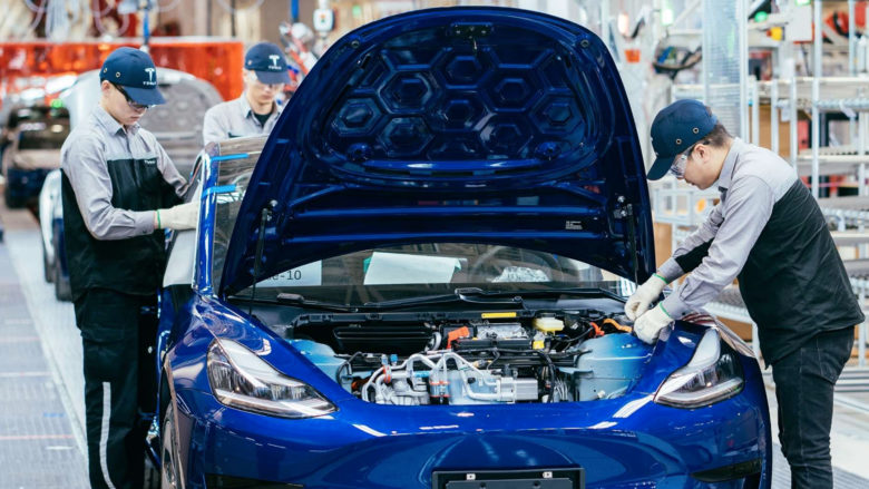 Die Tesla-Gigafactory in Shanghai. © Tesla