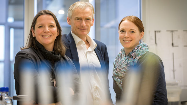 Eva Sigl, Michael Burnet und Andrea Heinzle. © Qualizyme Diagnostics