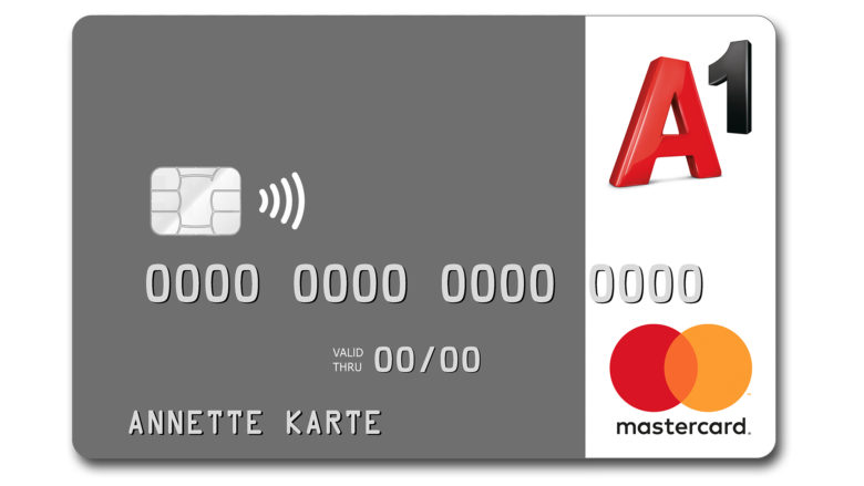 A nette Karte von A1 und Mastercard. © paybox Bank AG