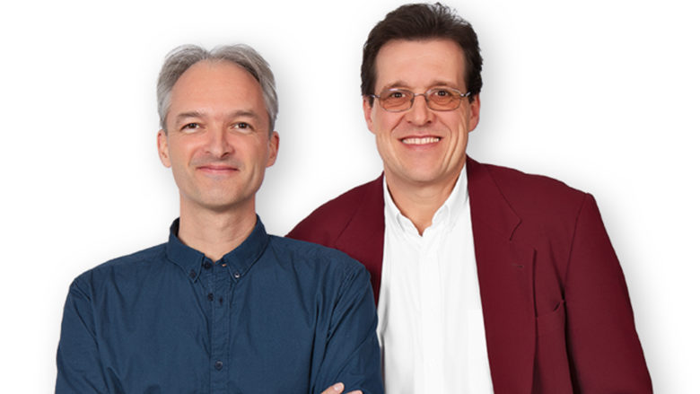 Roland Huber und Gerd Wolfinger, die Gründer von HomeShadows. © HomeShadows