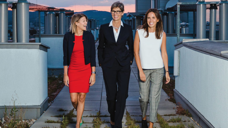 Franziska Hecht, Gabriele Hecht und Hannah Sturm gründeten pikestorm. © pikestorm