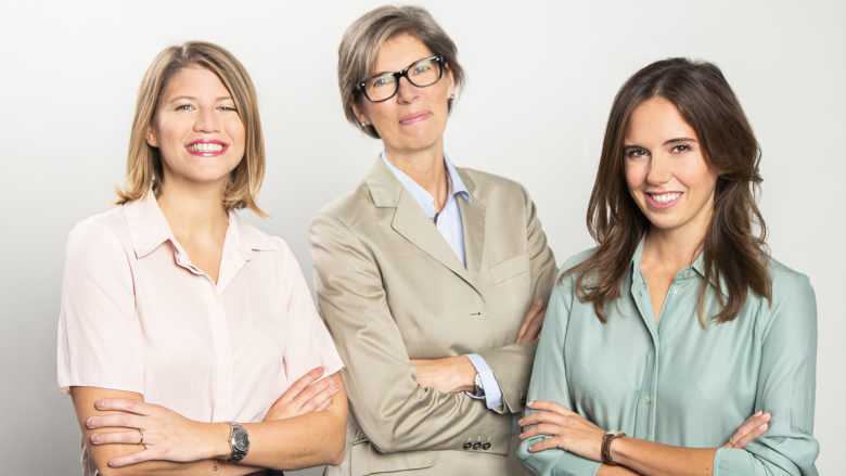 Franziska Hecht, Gabriele Hecht und Hannah Sturm gründeten pikestorm. © pikestorm