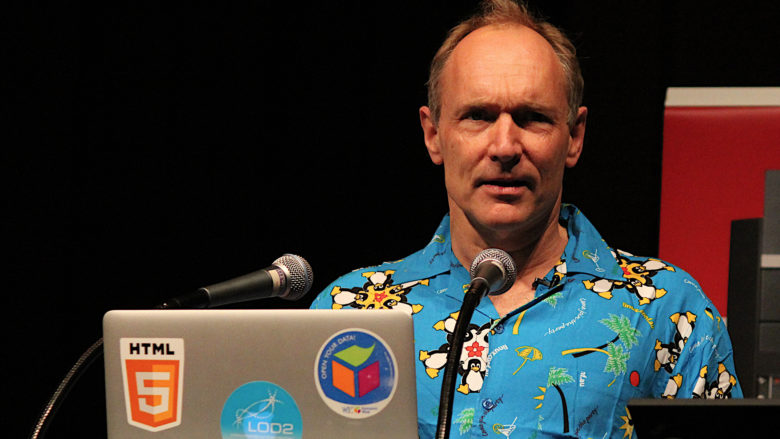 Sir Tim Berners-Lee anno 2013. © Kristina D.C. Hoeppner (CC BY-SA 2.0)