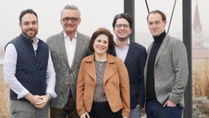 v.l.n.r.: Stefan Strohmer, Walter Schachermayer, Doris Agneter, Patrick Schubert und Stefan Köppl ©Orderlion