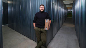 Franchise-Partner Paul Langeder in der Storebox Salzburg Nord © Storebox