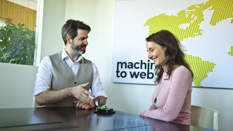 CFO Stefan Pfeffer und Marketing Manager Sabrina Waldbauer von Microtronics. ©Microtronics