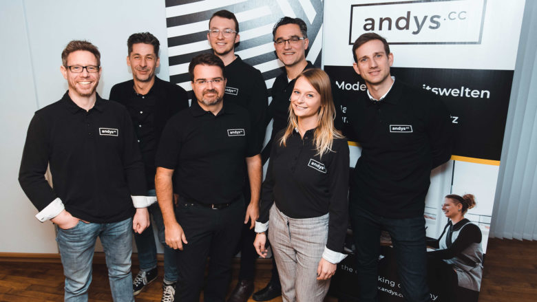 Marcus Weixelberger und sein Team von andys.cc. © andys.cc