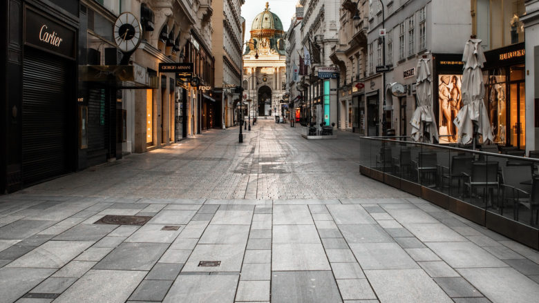 Leere Straßen in Wien. © Photo by Philipp Lublasser on Unsplash