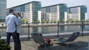 Mit Blick auf die Spree – in diese Immobilie in Berlin kann über Tokens investiert werden © Tigris Immobilien