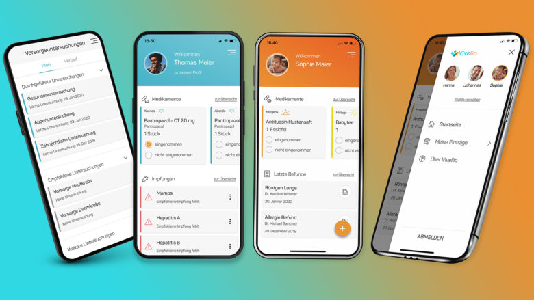 Die Vivellio-App. © BlockHealth