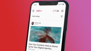 Voice.com am Smartphone. © Voice.com