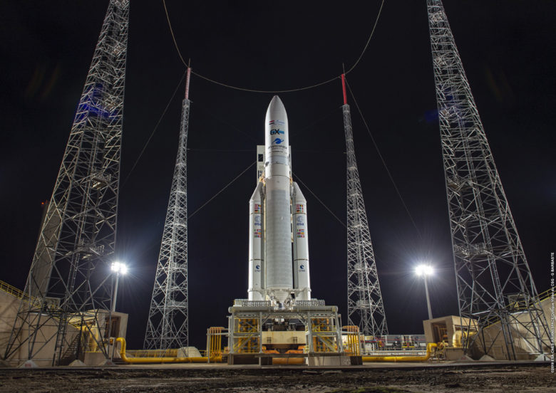 Ariane-Rakete bereit zum Start. © ArianeGroup