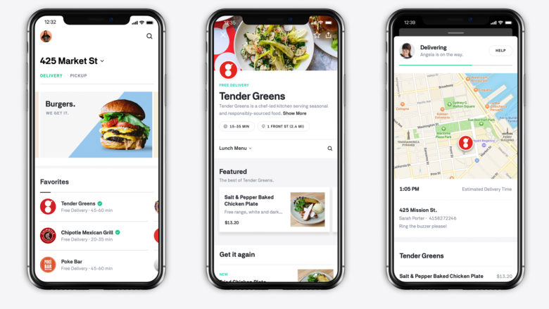 Die App von Postmates. © Postmates