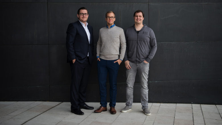 Hannes Freudenthaler, Martin Behrens und Martin Luftensteiner gründeten Presono 2015 in Linz. © Anzhelika Kroiss