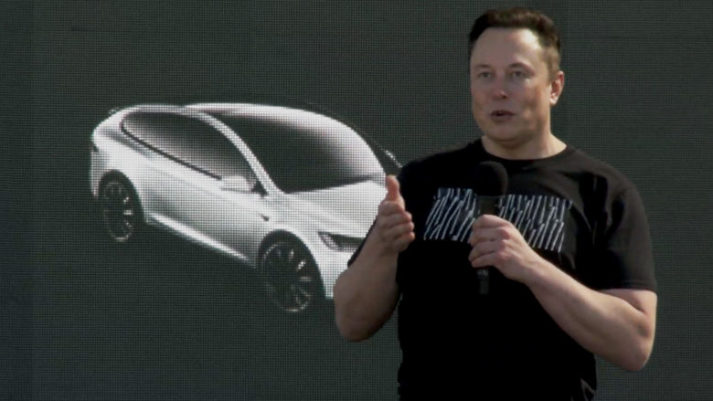Tesla-Chef Elon Musk am Battery Day. © Tesla