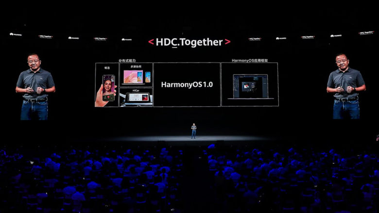 Präsentation von HarmonyOS bei der Huawei Developer Conference 2020. © Huawei