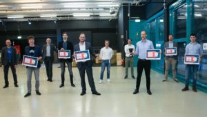 Die Sieger-Startups der Digital Venture Trophy. © tech2b