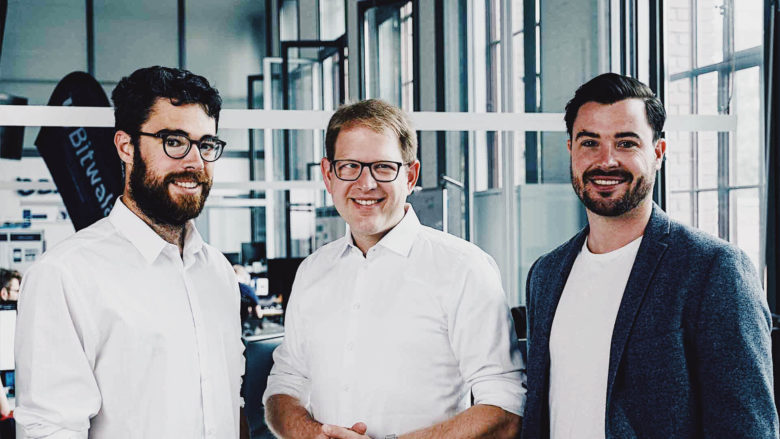 Jan Goslicki, Benjamin Jones und Jörg von Minckwitz von Bitwala. © Bitwala