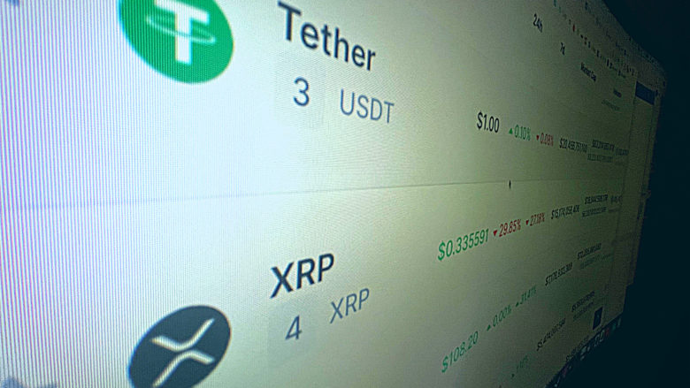 Tether vor XRP. © Trending Topics