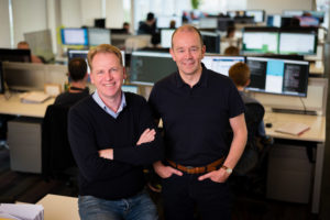 Nigel Toon und Simon Knowles, die Gründer von Graphcore. © Graphcore