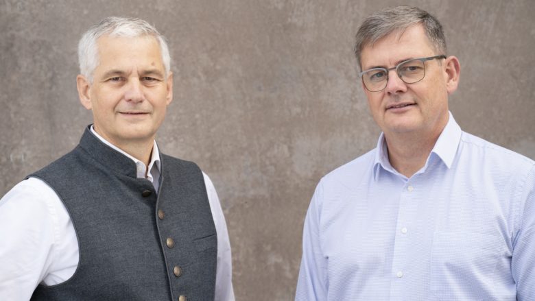 Die Telbiomed-Gründer Peter Kastner und Robert Modre-Osprian. © Lorenz Kastner