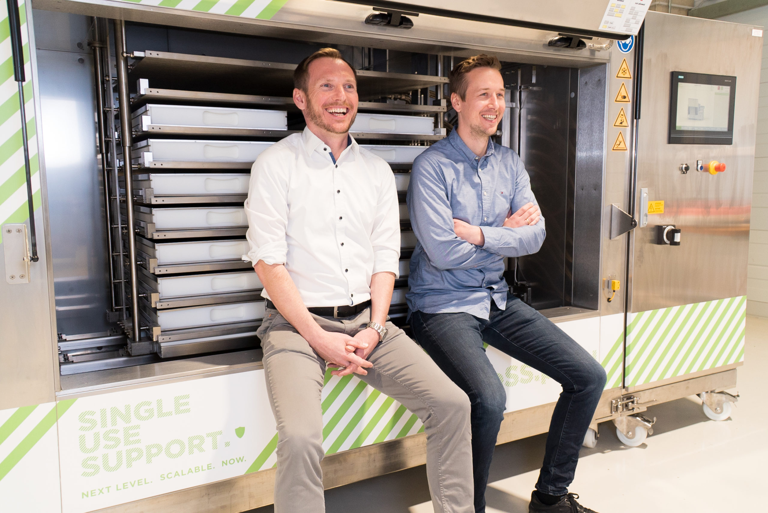 Johannes Kirchmair and Thomas Wurm, die Gründer von Single Use Support. © Single Use Support GmbH
